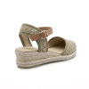 perfil cuña 4,5 cm alpargata rafia mujer kaki Cervera Inspired 5269