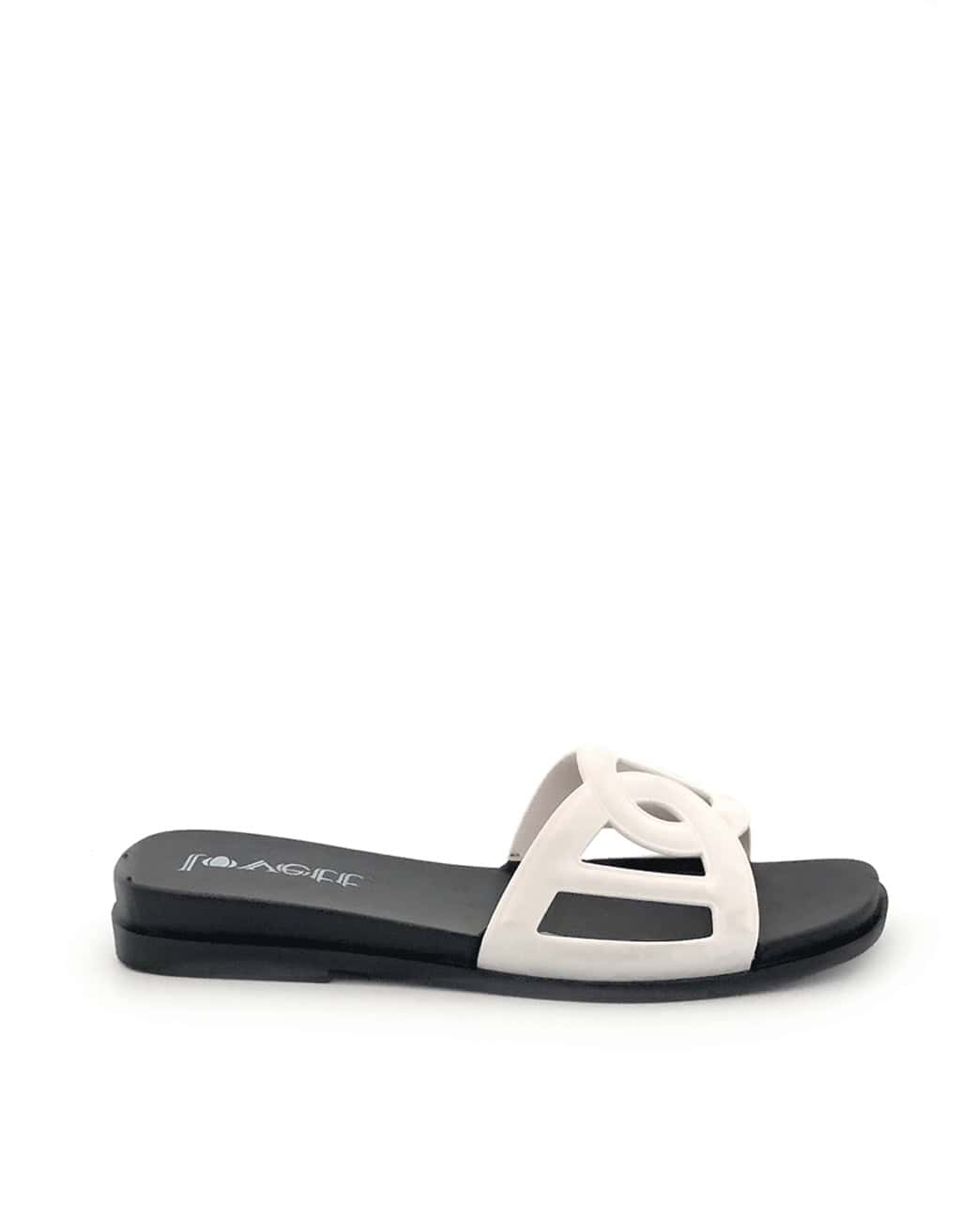 Chancla Playa Mujer Kelara 4407 Blanco