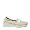 Mocasin piel mujer Go Flex 4308 beig