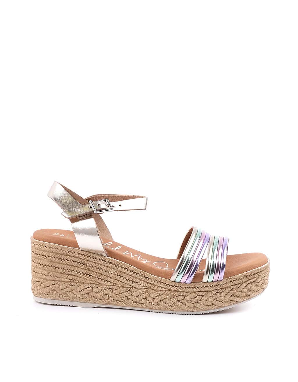 Sandalia Cuña Mujer Oh My Sandals 4352 Multi
