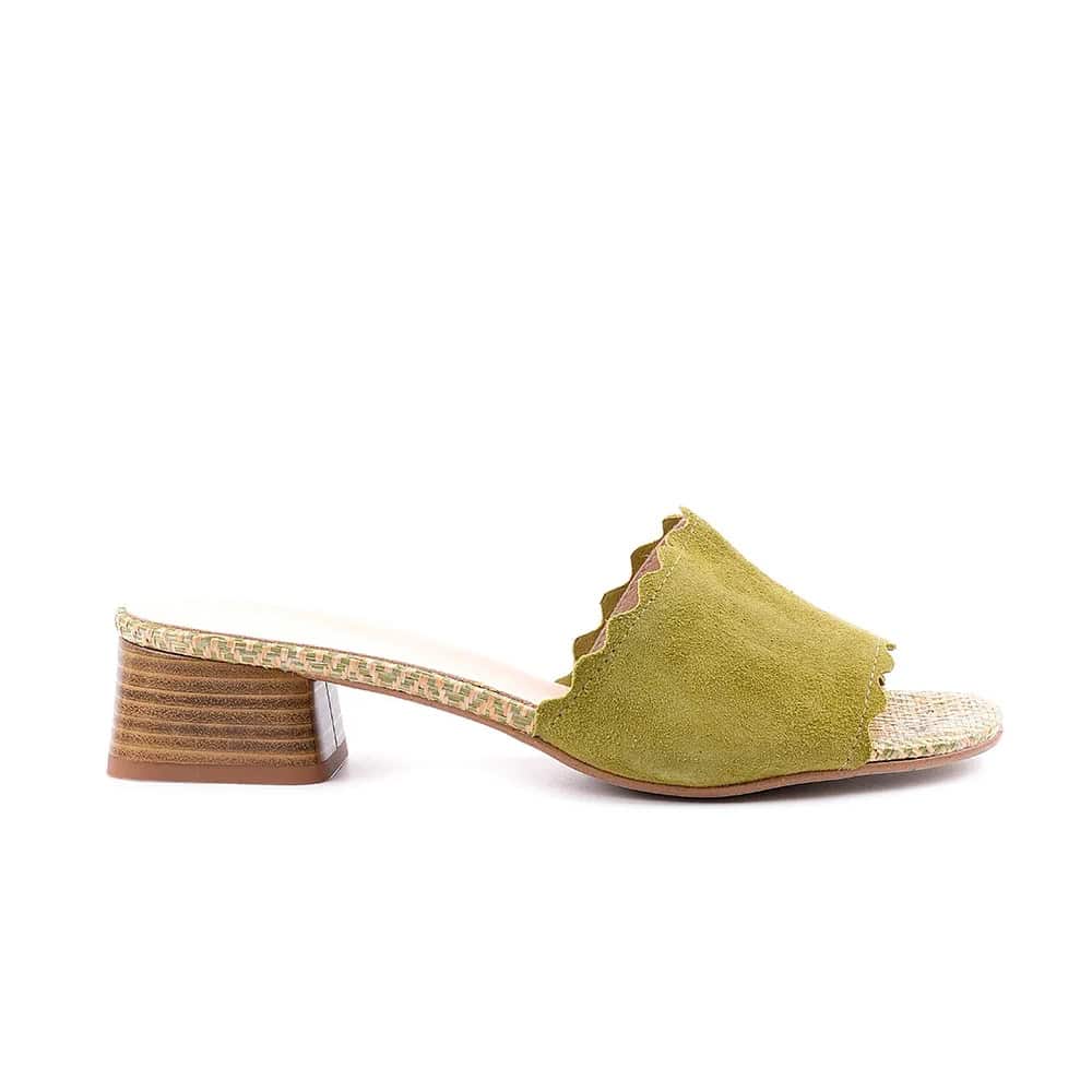 Sandalia Mule Tacón Mujer 4294