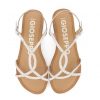 Sandalia Plana Mujer Gioseppo 69112 Blanco