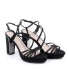 Sandalia Tacon Mujer Prestigio c538 Negro