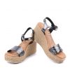 Sandalia cuña Oh My Sandals Plomo