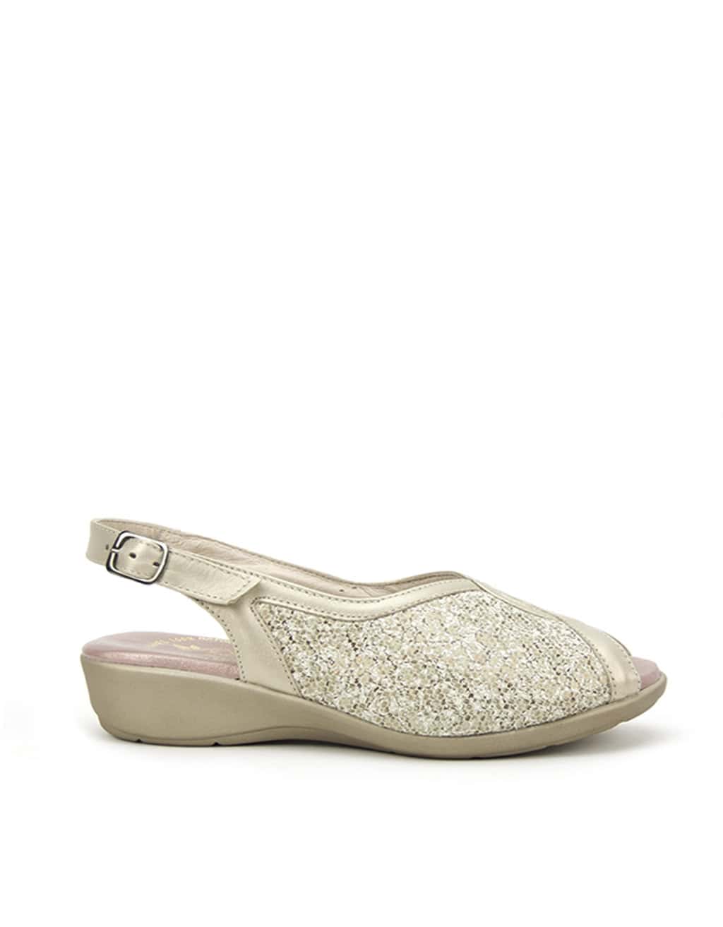 Sandalia mujer Miba 496 Platino