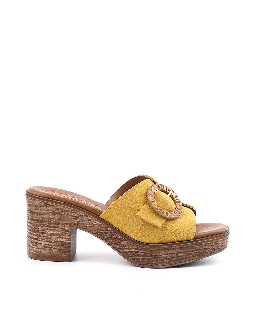 Sandalia tacon mujer Cervera Inspired 4335 Mostaza