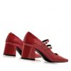 zapato tacon mujer mustang 59875 rojo