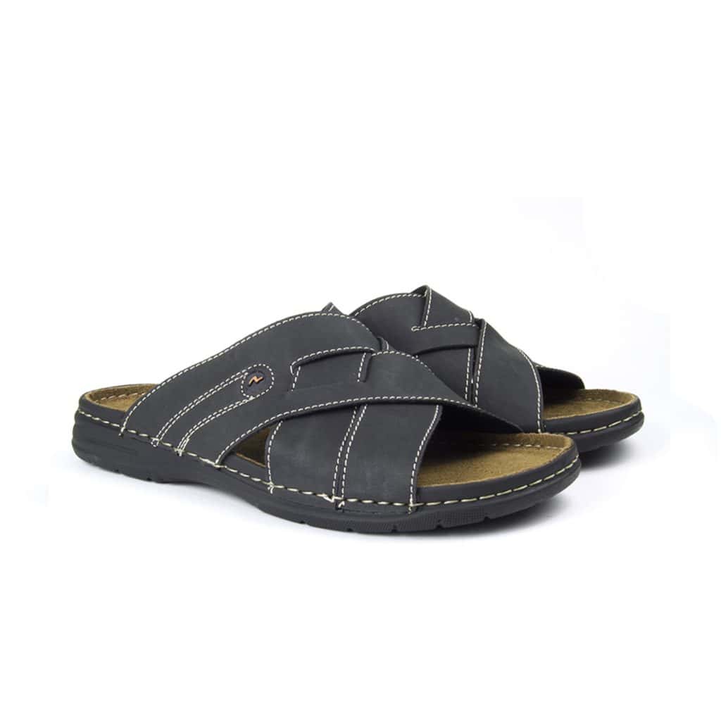 Sandalia Hombre Arizona 634 con pala cruzada y plantilla de piel acolchada