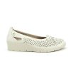 zapato cómodo mujer Mysoft 24M209 blanco vista lateral