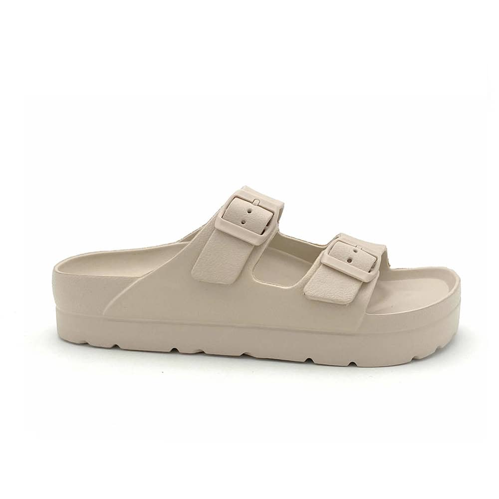 Chancla Playa Mujer Beig Lovett K42029