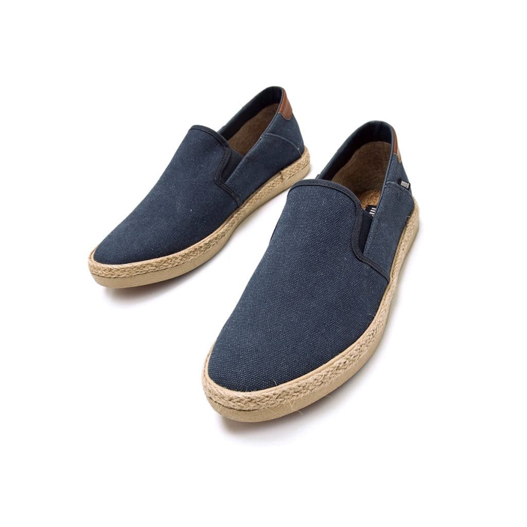 Alpargata Hombre Mustang Bequia 84380 azul marino sin cordones
