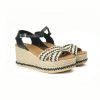 Cuñas Mujer Oh My Sandals 5738 con plataforma y cierre tobillero con hebilla