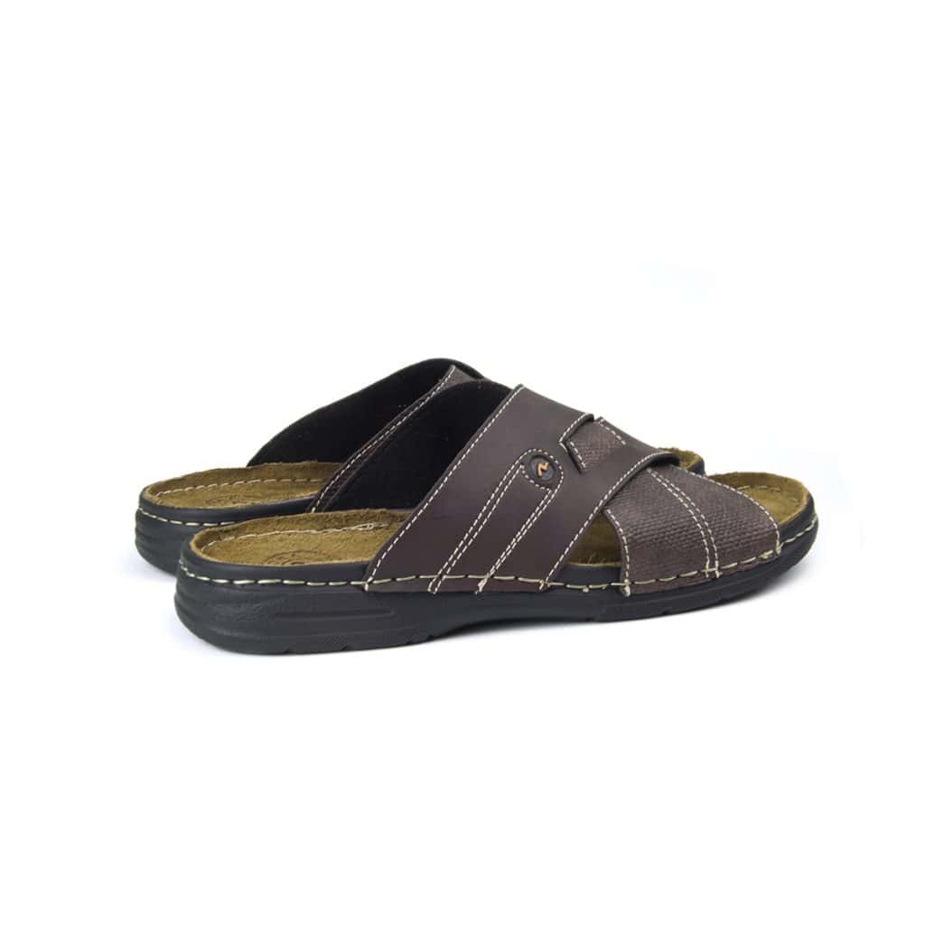 Sandalia Hombre Arizona 634 con pala cruzada y plantilla de piel acolchada