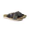 Sandalia Hombre Inblu 4928 con pala cruzada y plantilla de piel acolchada