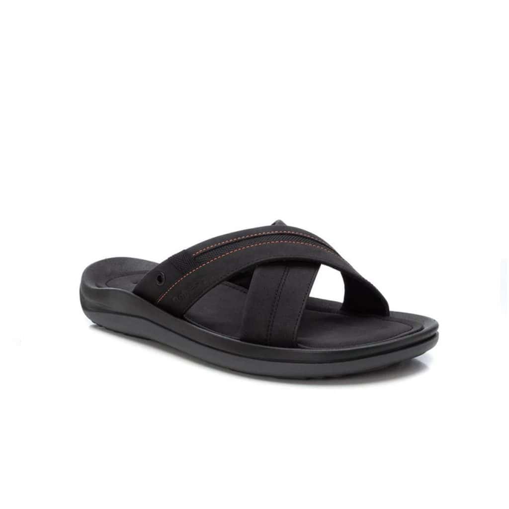 Sandalia Hombre Refresh 172619 con pala cruzada y plantilla acolchada