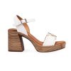 Sandalia Tacón Mujer Oh My Sandals Rosalia Blanco