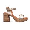 Sandalia Tacón Mujer Oh My Sandals Rosalia Champan
