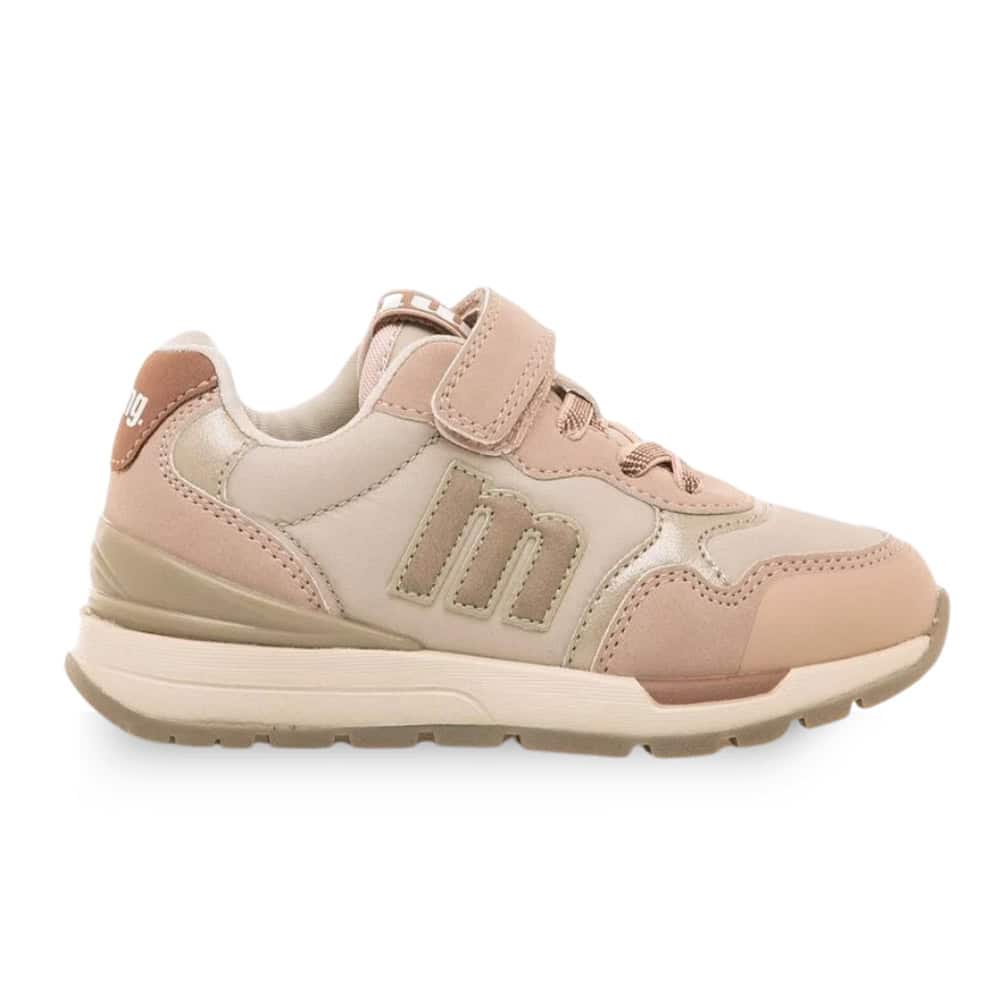 Deportivo niña Mustang Compact 49111 en color rosa y beige