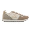 Zapatilla Mujer Mustang JOGGO CLASSIC 60441 Beig en tonos combinados con logo lateral