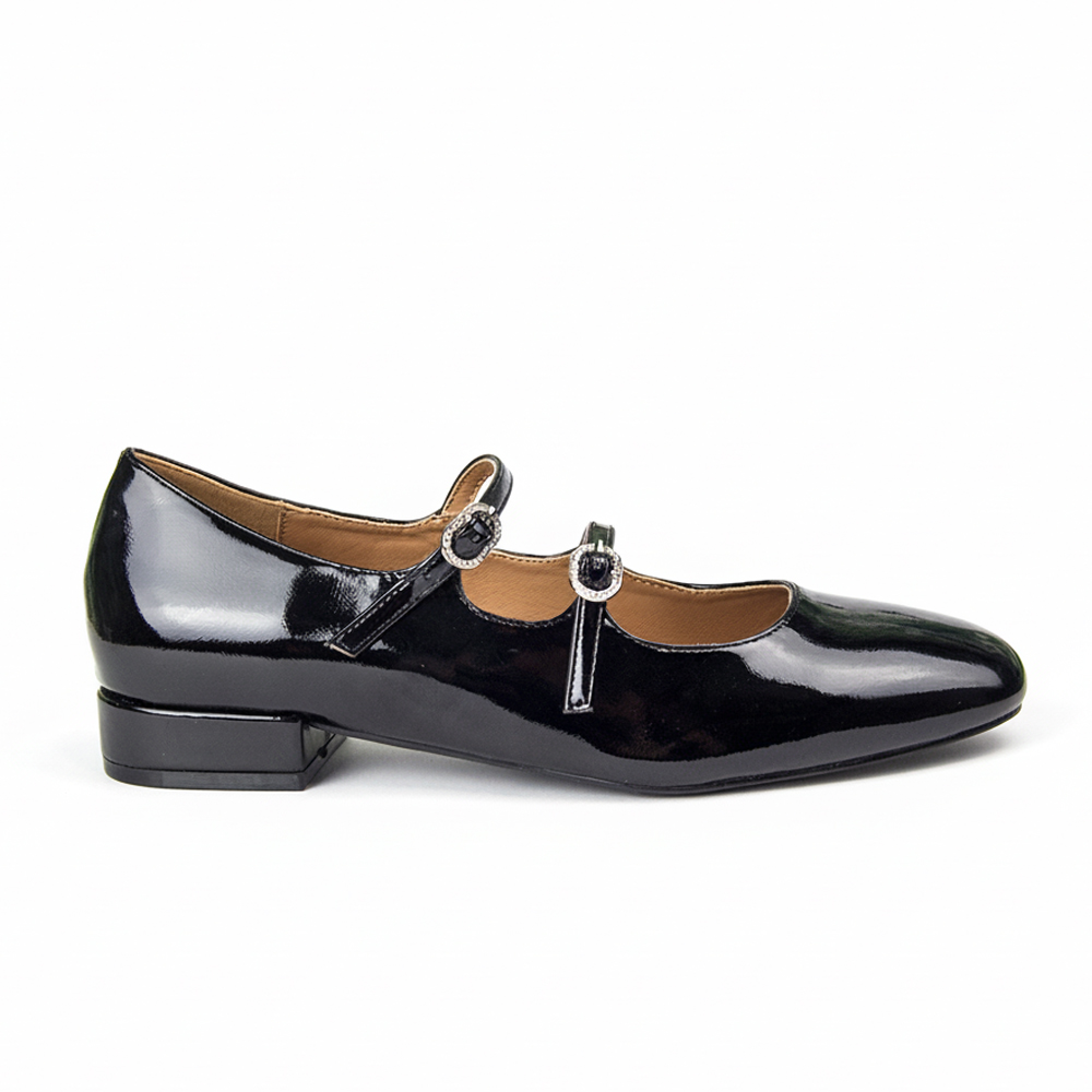 Bailarina Mujer Cervera Inspired 5046 con tiras mercedita y cierre de hebilla elegante