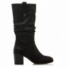 Botas Mujer Mustang MIRIANA 59357 negras con caña alta arrugada