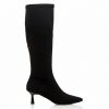 Botas Mujer Mustang NINETTE 59670 negras con tacón fino y puntera afilada
