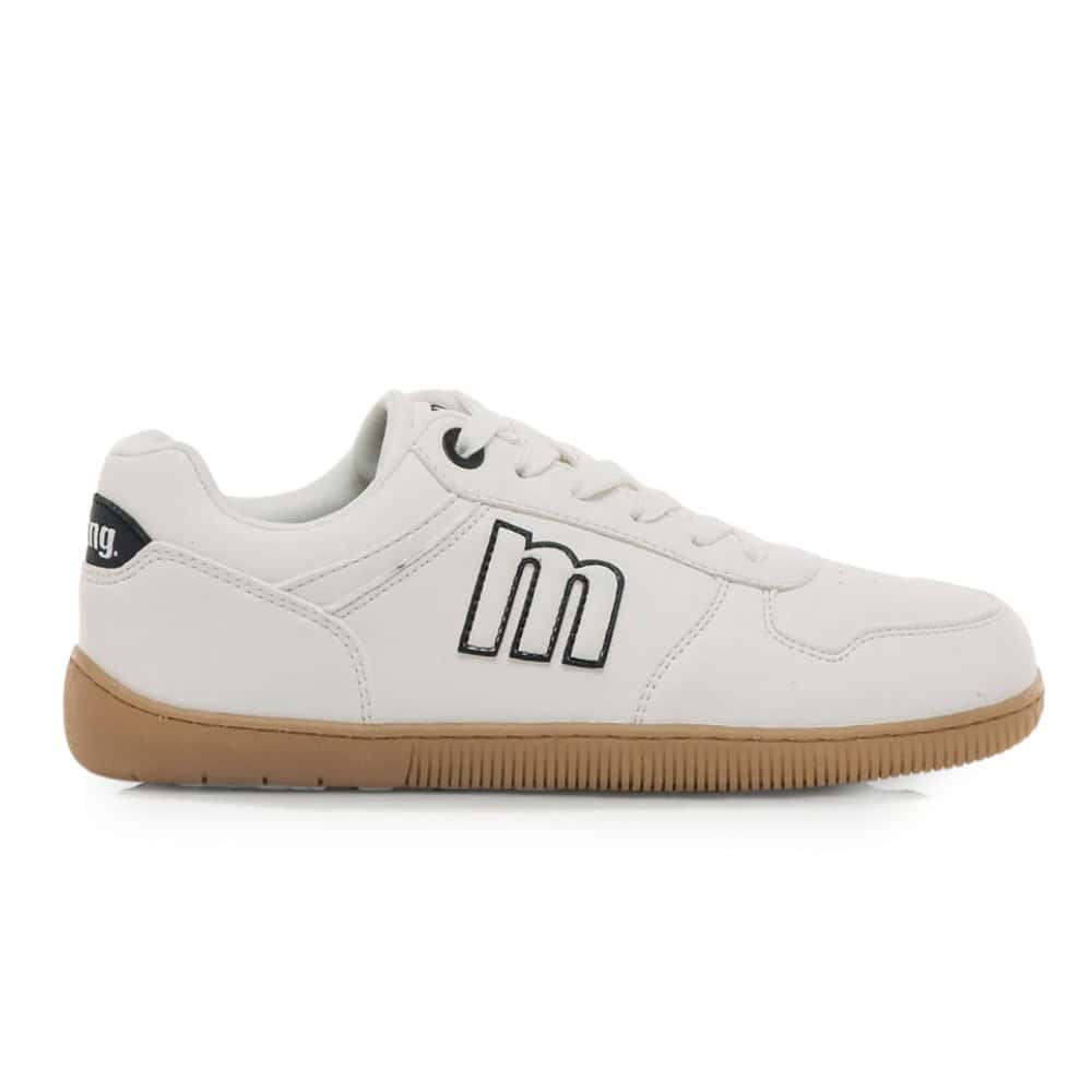 Zapatillas Mujer Mustang FREE ARIA 60840 blanca con suela caramelo estilo retro