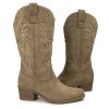 Detalle del cosido decorativo del Botín Cowboy 5121 estilo western