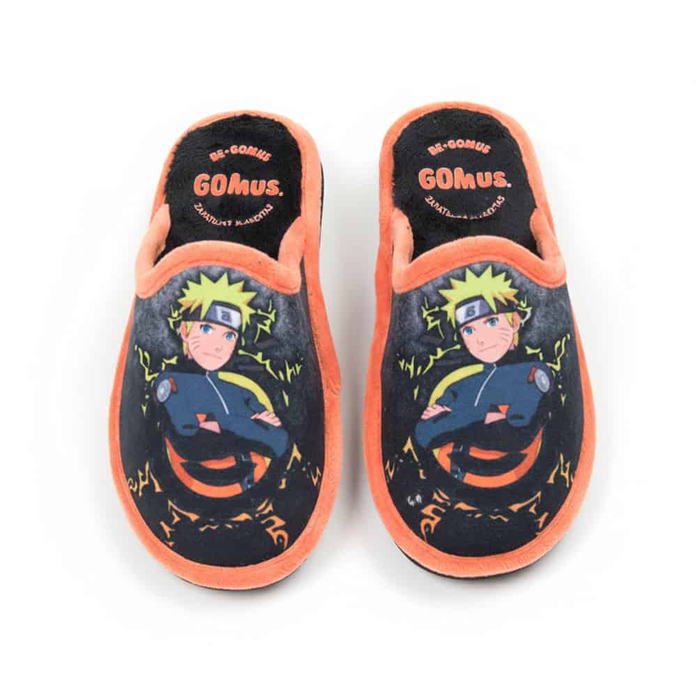 Zapatillas de Casa Niño Naruto con estampado de anime