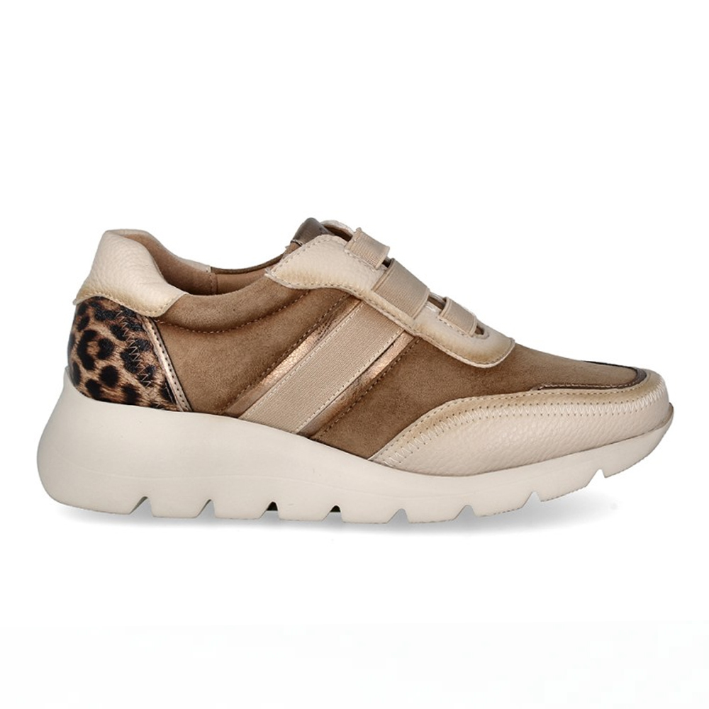 Zapato Mujer Amarpies AMD29417 en color con texturas y cuña de 5 cm