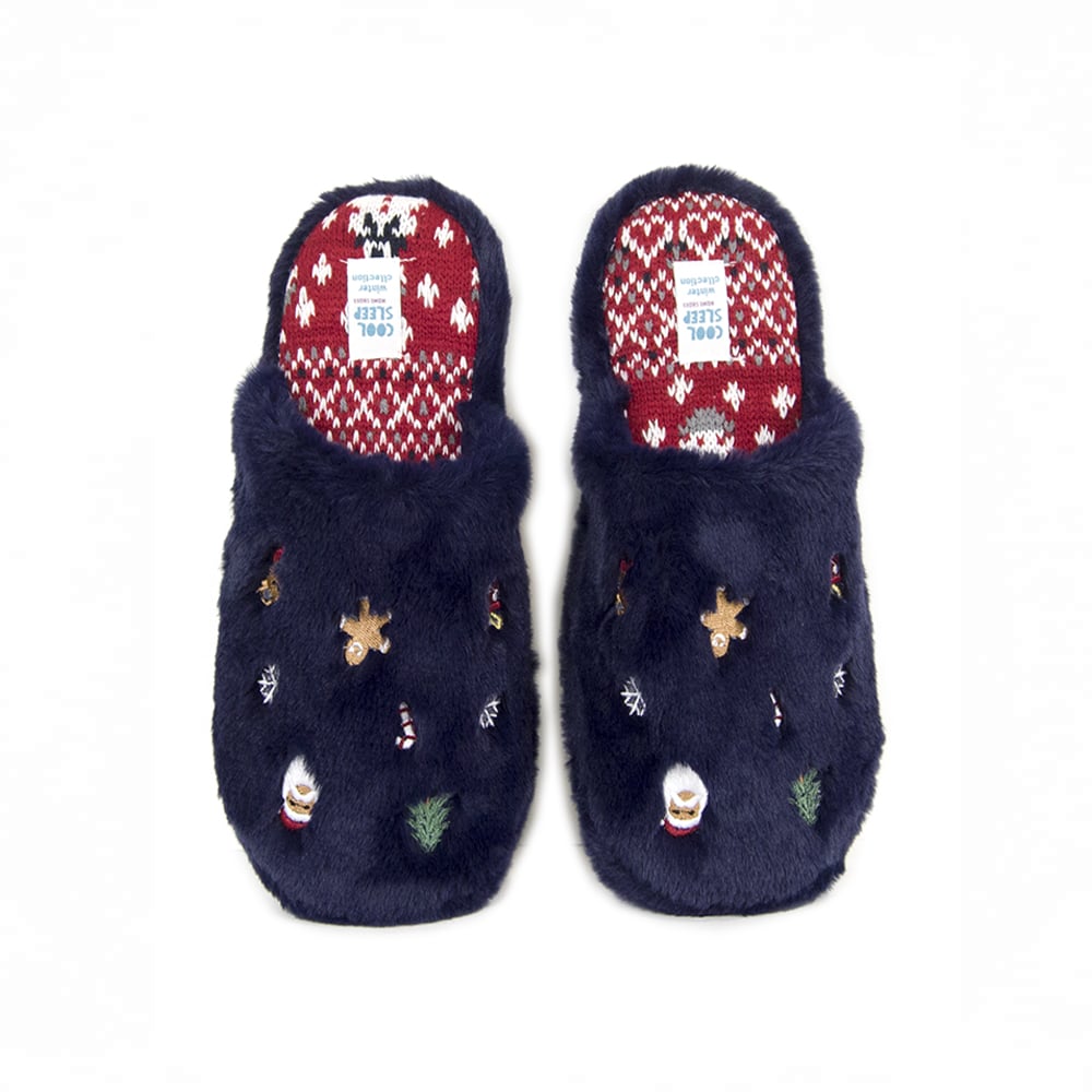 Zapatillas casa mujer Navidad 5131 diseño navideño