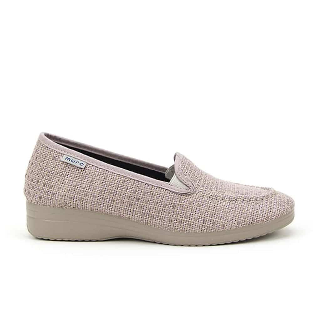 Mocasín Muro 805 mujer malva cómodo