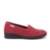 Mocasín Muro 805 mujer rojo cómodo