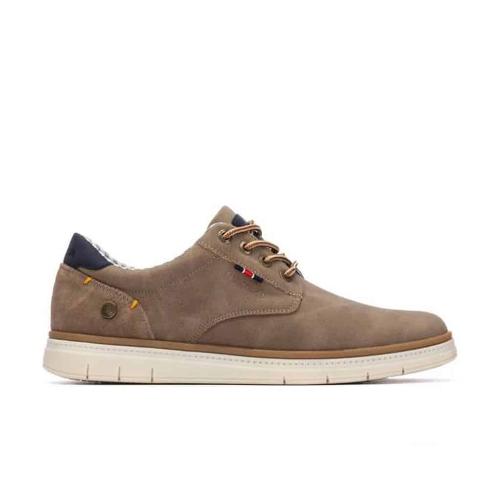 zapato casual hombre Refresh 175558 taupe vista lateral