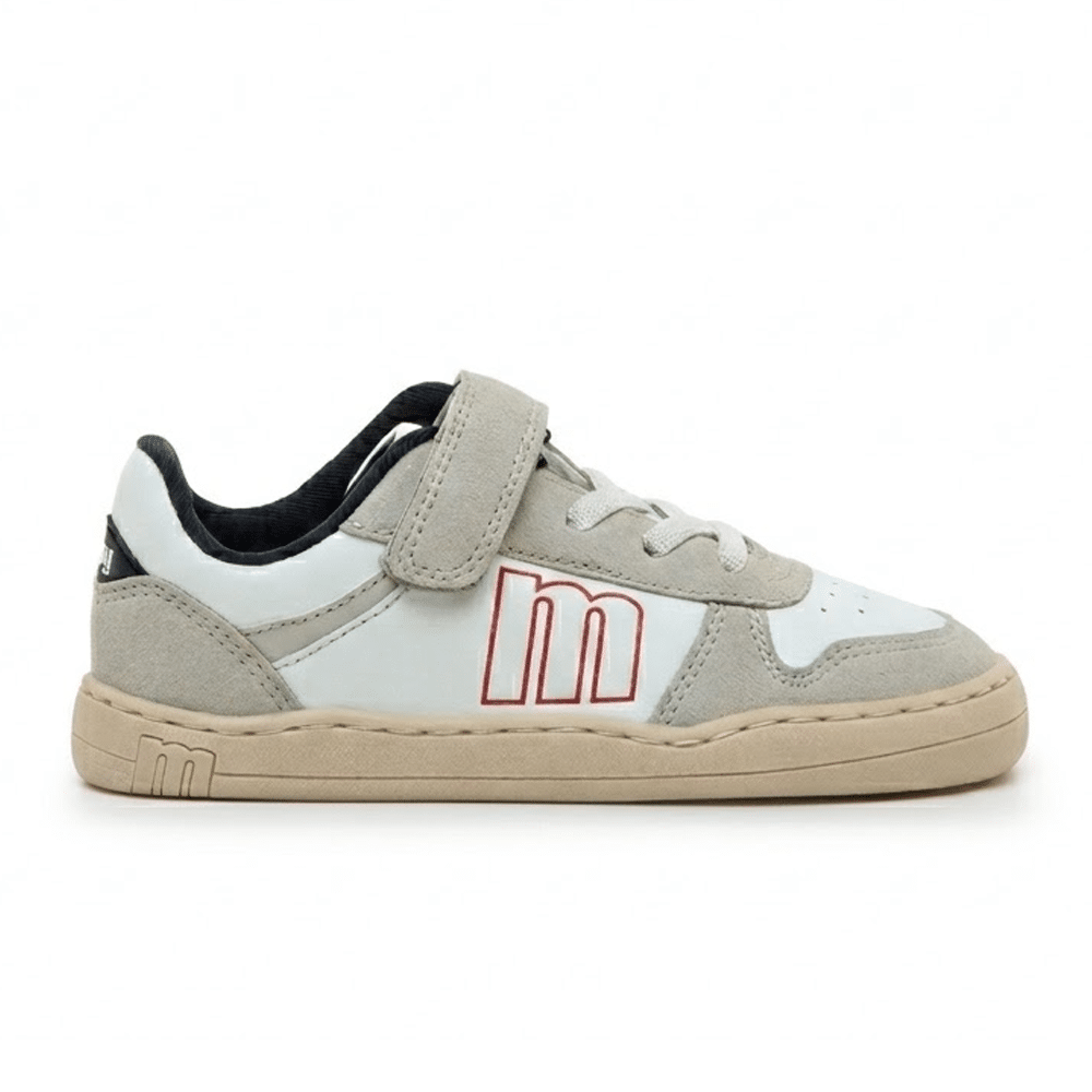 Mustang Free 49313 niño blanco gris lateral