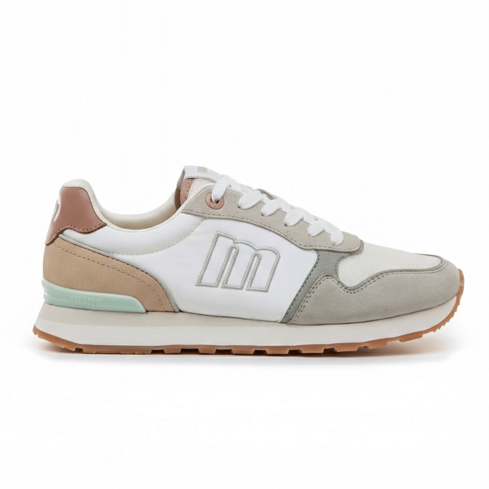 zapatillas mujer Mustang Joggo Classic blancas 60909