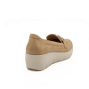 detalle cuña mocasín Mysoft 26M315 color arena