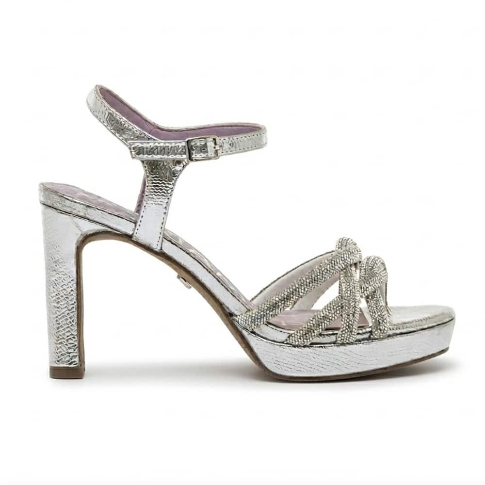 sandalias fiesta plata mujer Mariamare Acate 68687