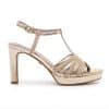 sandalias fiesta champagne mujer Mariamare Acate 68715