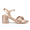 sandalia tacón bajo mujer nude Cervera 5194