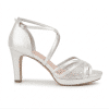 sandalia tacón fiesta mujer plata Cervera 5192