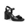 sandalias charol mujer negras elegantes