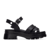 sandalias tacón ancho negras mujer Refresh