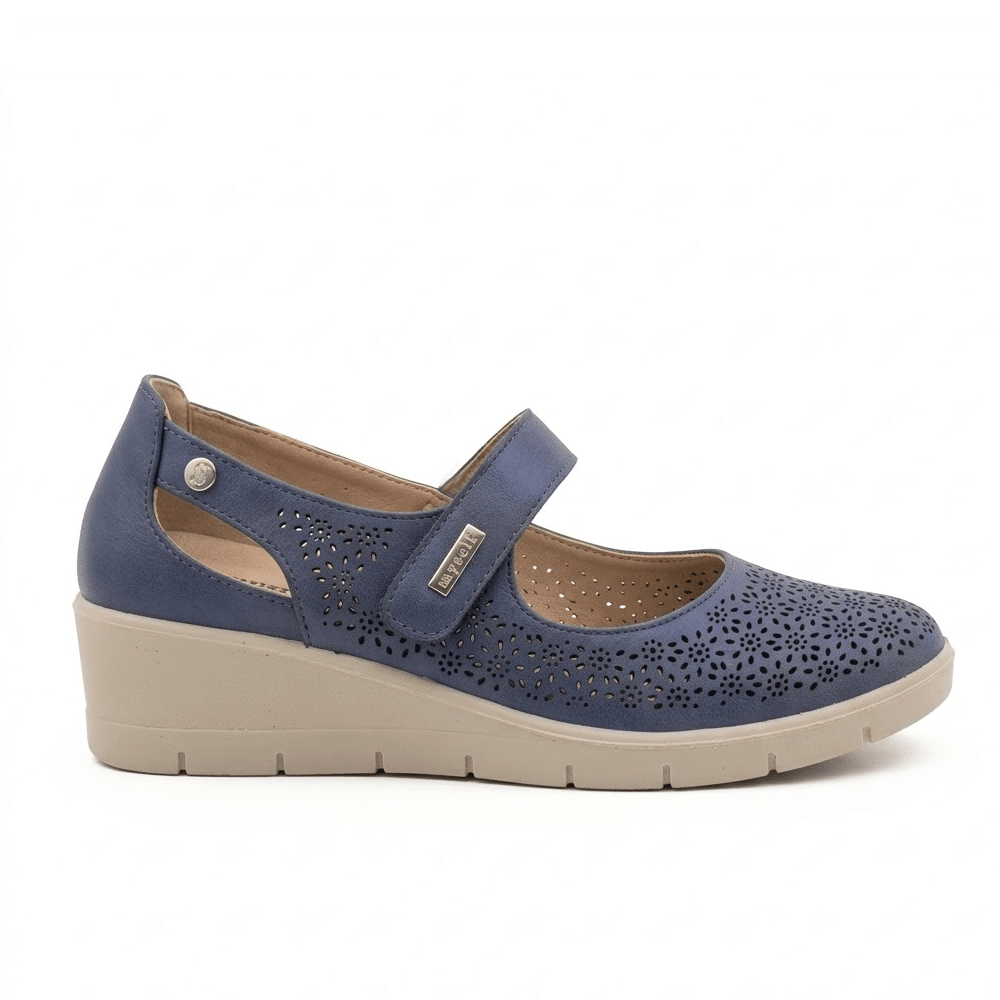 merceditas mujer cuña marino Mysoft 25M208