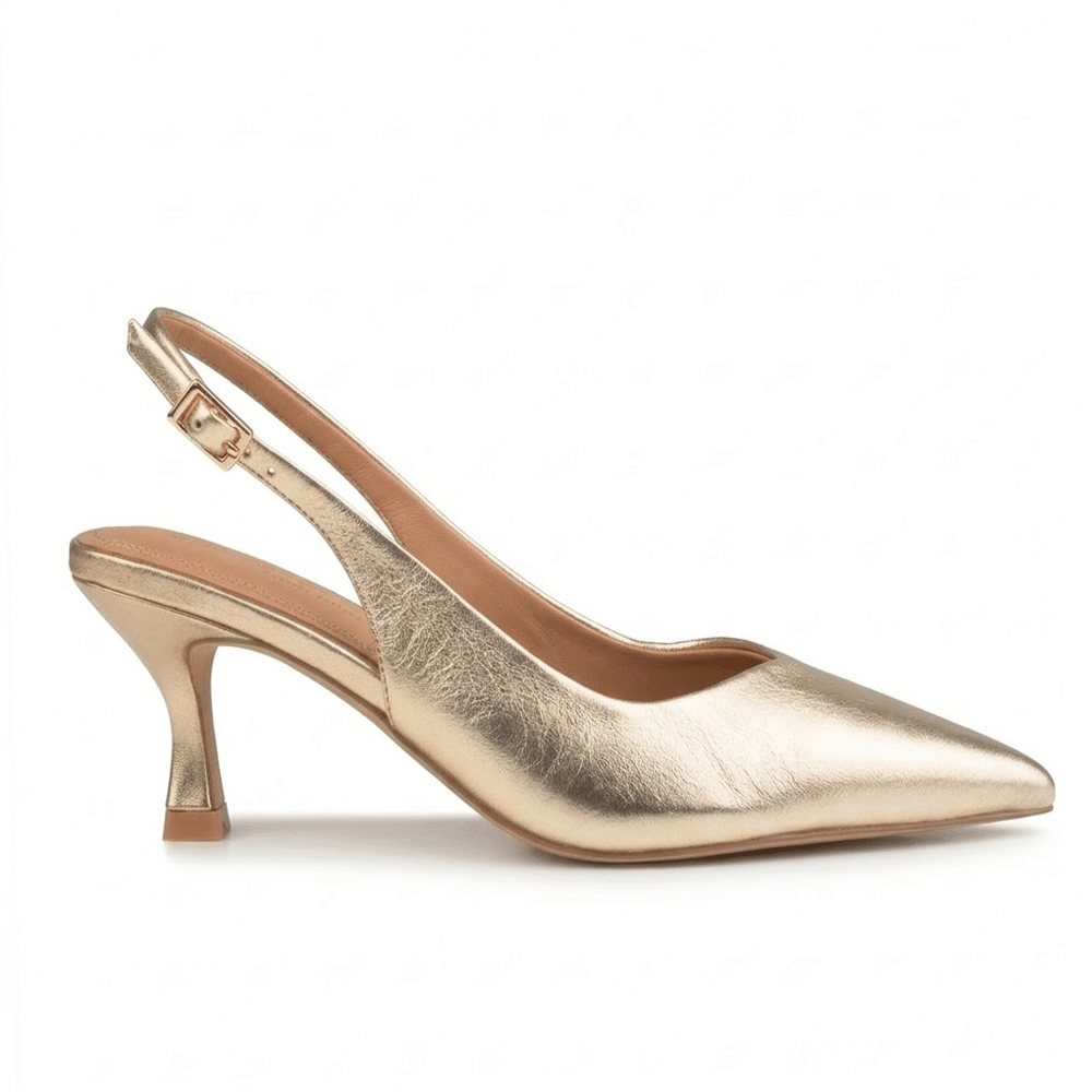 zapato mujer tacón dorado Cervera 5219