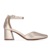 zapatos tacón dorado mujer Refresh 175075