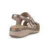 sistema triple velcro ajuste sandalia mujer piel blanca Suave Asu Aztec