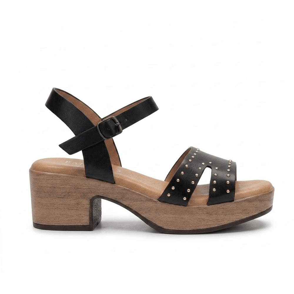 Sandalias Tacón Mujer Hispaflex 5305 Negro