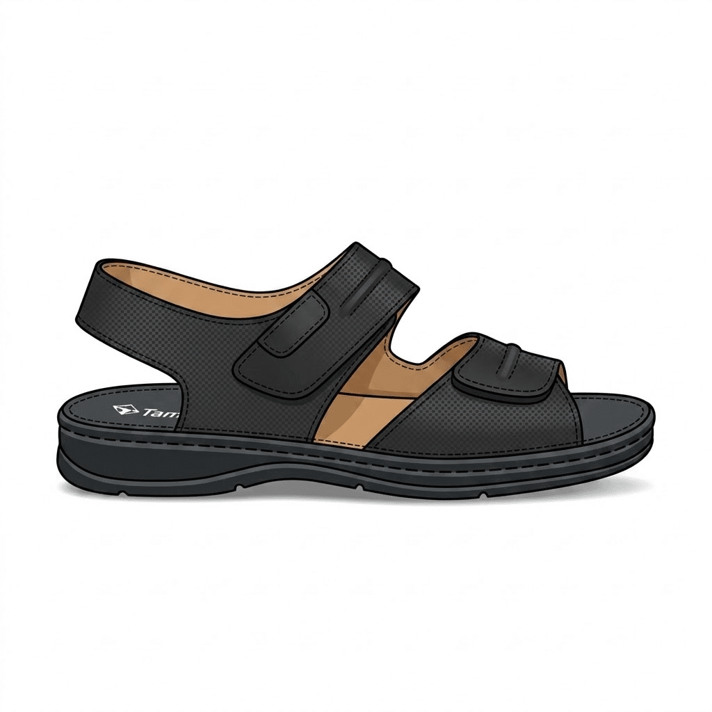 Sandalias Hombre Velcro