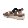 perfil cuña 4 cm sandalia slip-on mujer negro Cervera 5350